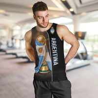 Personalized Argentina Football 2026 Men Tank Top Trophy Flag Pride Art