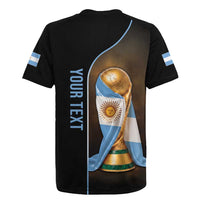 Personalized Argentina Football 2026 Rugby Jersey Trophy Flag Pride Art
