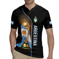Personalized Argentina Football 2026 Rugby Jersey Trophy Flag Pride Art