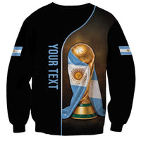 Personalized Argentina Football 2026 Sweatshirt Trophy Flag Pride Art