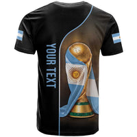 Personalized Argentina Football 2026 T Shirt Trophy Flag Pride Art
