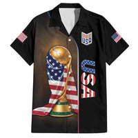 Personalized  USA Football 2026 Hawaiian Shirt Trophy Flag Pride Art