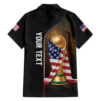 Personalized  USA Football 2026 Hawaiian Shirt Trophy Flag Pride Art