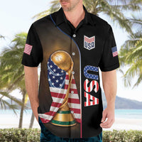 Personalized  USA Football 2026 Hawaiian Shirt Trophy Flag Pride Art