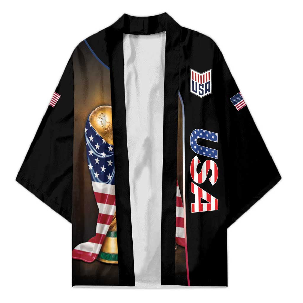 Personalized  USA Football 2026 Kimono Trophy Flag Pride Art