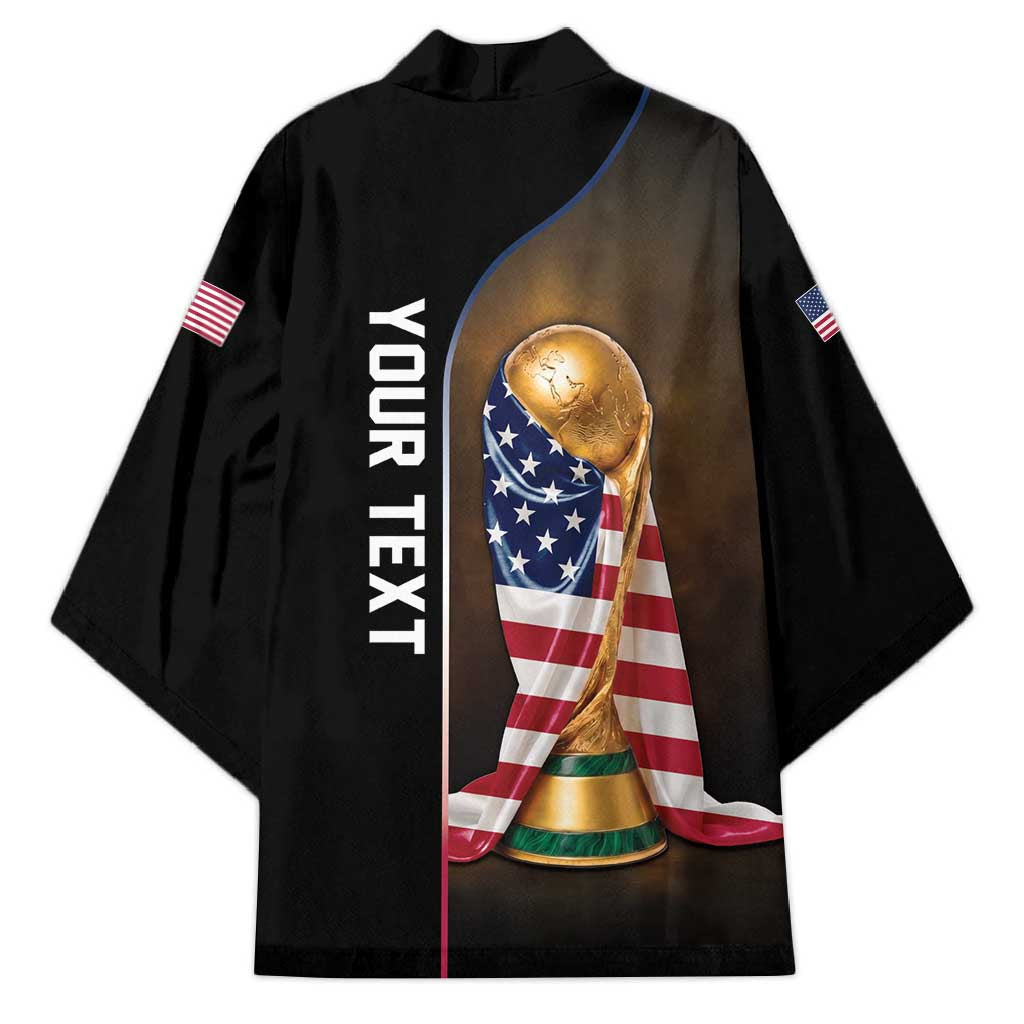 Personalized  USA Football 2026 Kimono Trophy Flag Pride Art