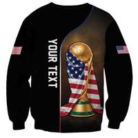 Personalized  USA Football 2026 Sweatshirt Trophy Flag Pride Art