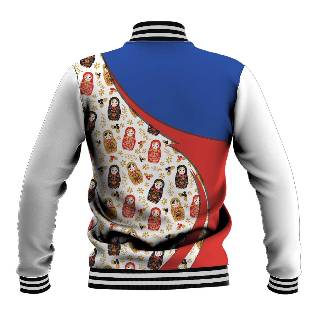 Russian Doll Baseball Jacket Flag Color Style No1 - Wonder Print Shop