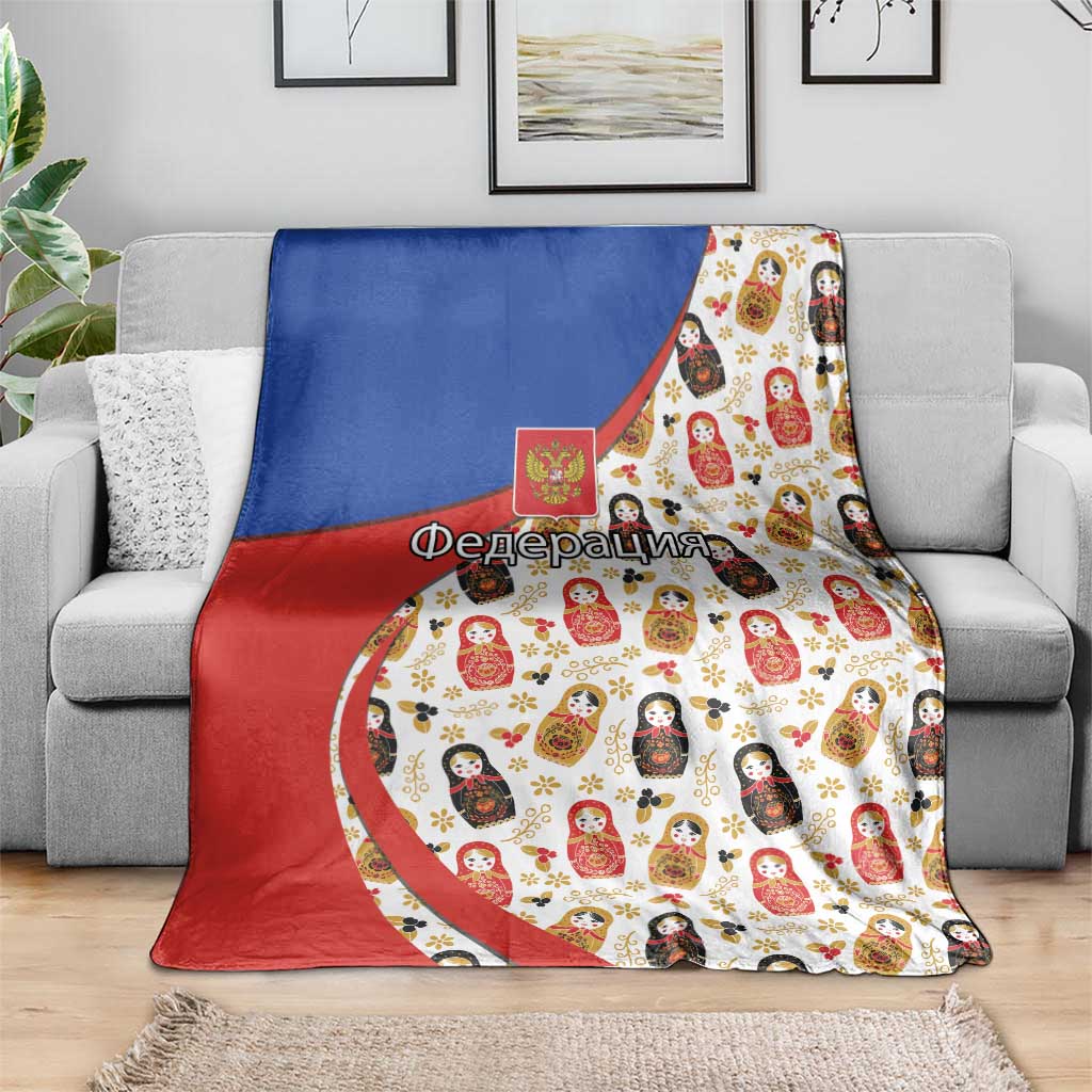 Russian Doll Blanket Flag Color Style No1 - Wonder Print Shop