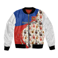 Russian Doll Bomber Jacket Flag Color Style No1 - Wonder Print Shop
