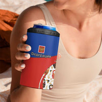 Russian Doll 4 in 1 Can Cooler Tumbler Flag Color Style No1 - Wonder Print Shop