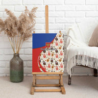 Russian Doll Canvas Wall Art Flag Color Style No1 - Wonder Print Shop