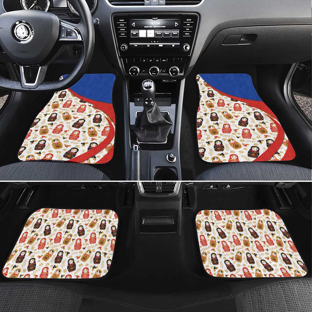 Russian Doll Car Mats Flag Color Style No1 - Wonder Print Shop