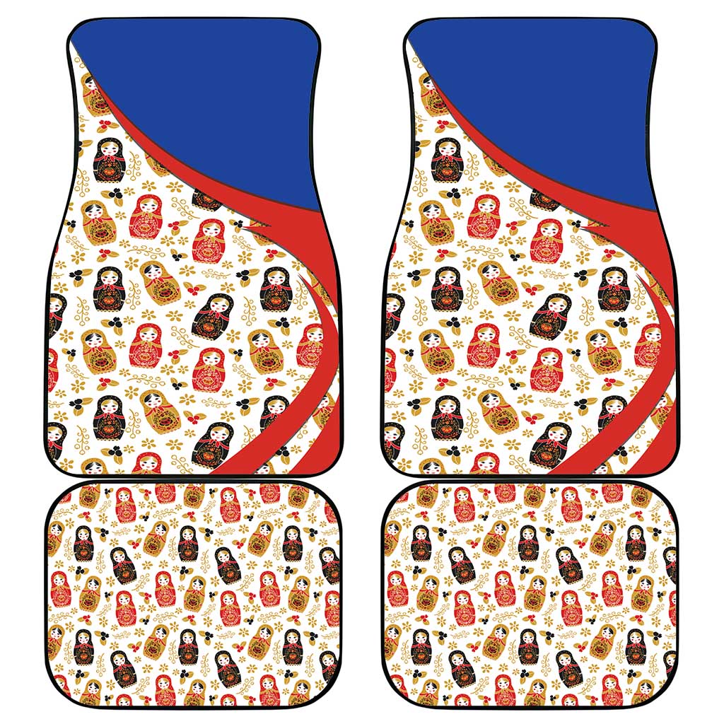 Russian Doll Car Mats Flag Color Style No1 - Wonder Print Shop