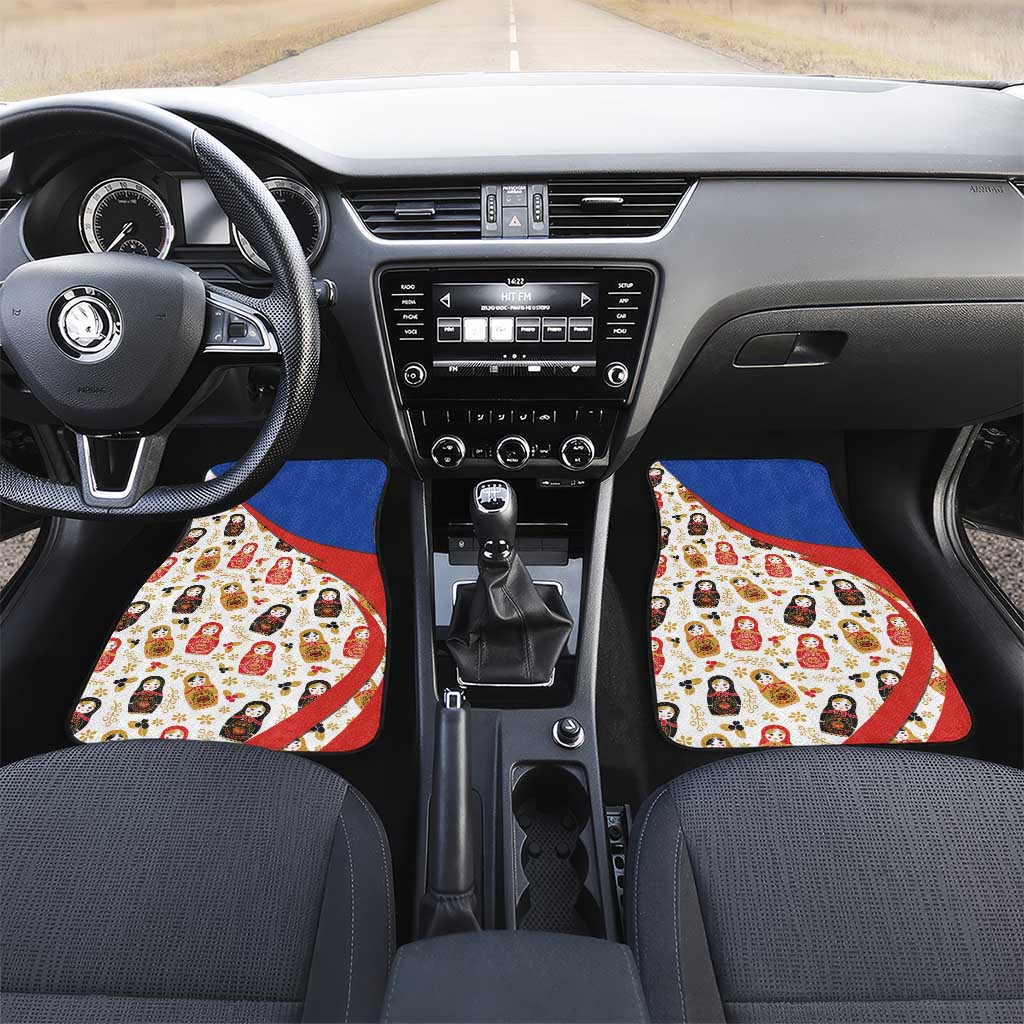 Russian Doll Car Mats Flag Color Style No1 - Wonder Print Shop