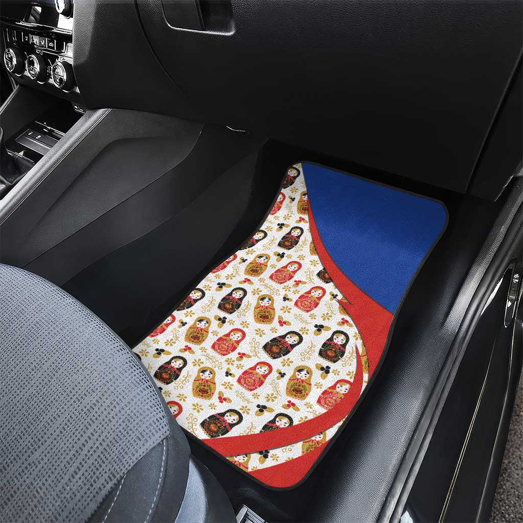 Russian Doll Car Mats Flag Color Style No1 - Wonder Print Shop