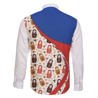 Russian Doll Family Matching Mermaid Dress and Hawaiian Shirt Flag Color Style No1 - Wonder Print Shop