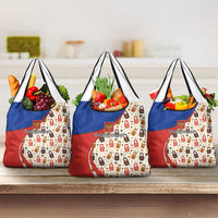 Russian Doll Grocery Bag Flag Color Style No1 - Wonder Print Shop