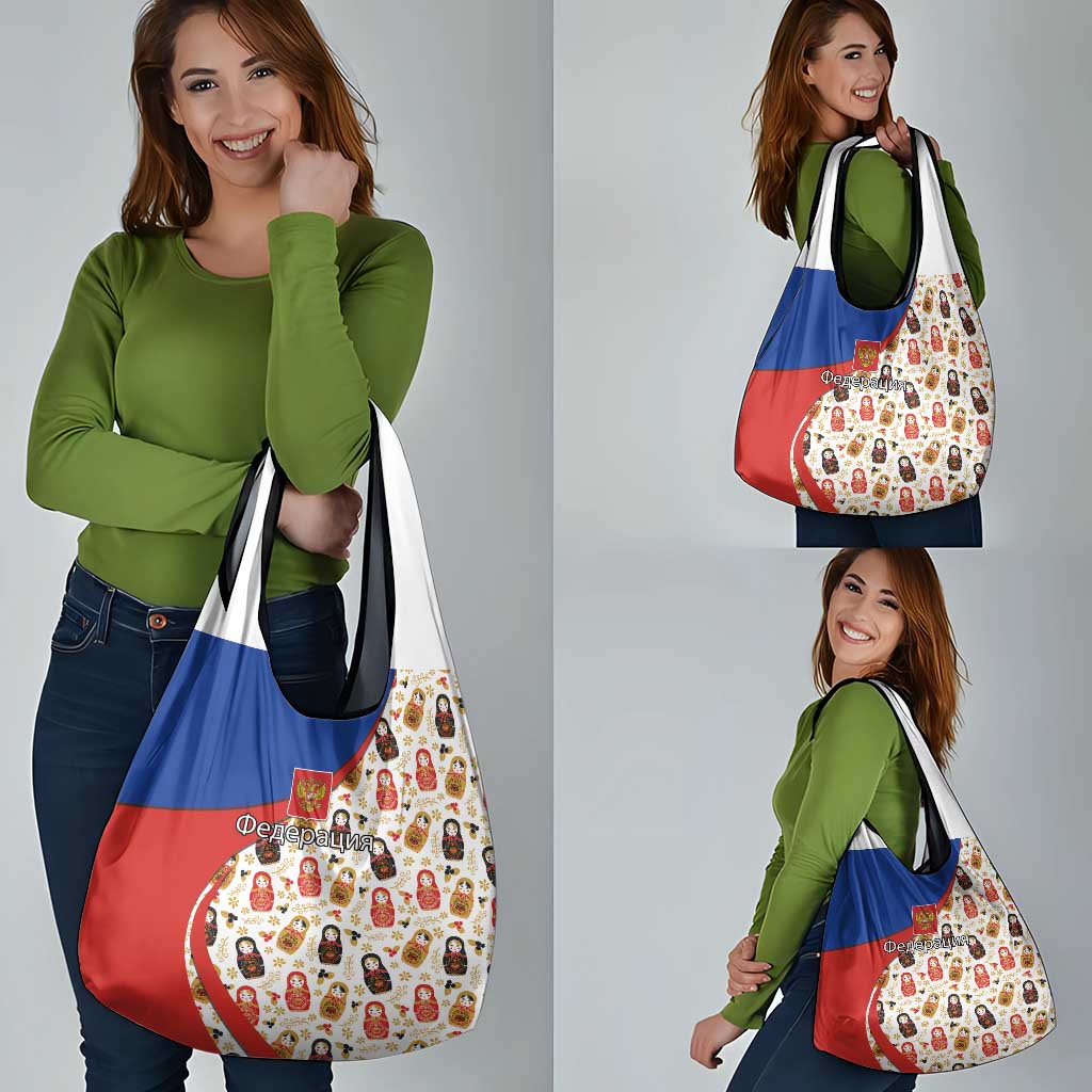 Russian Doll Grocery Bag Flag Color Style No1 - Wonder Print Shop