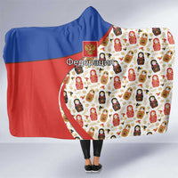 Russian Doll Hooded Blanket Flag Color Style No1 - Wonder Print Shop