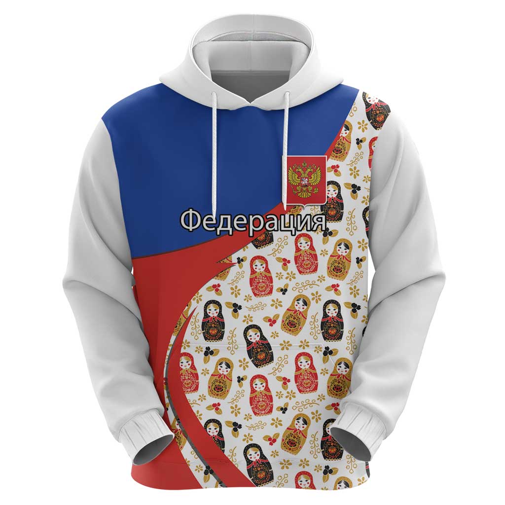 Russian Doll Hoodie Flag Color Style No1 - Wonder Print Shop