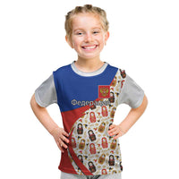 Russian Doll Kid T Shirt Flag Color Style No1 - Wonder Print Shop