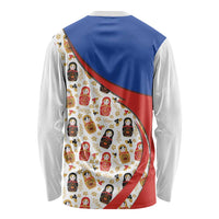 Russian Doll Long Sleeve Shirt Flag Color Style No1 - Wonder Print Shop