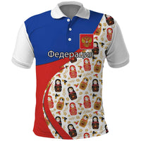 Russian Doll Polo Shirt Flag Color Style No1 - Wonder Print Shop