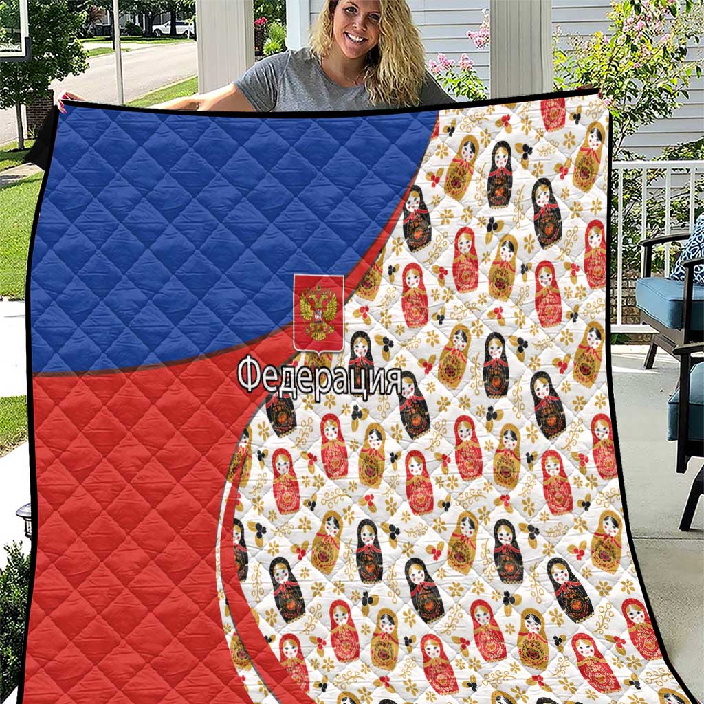 Russian Doll Quilt Flag Color Style No1 - Wonder Print Shop