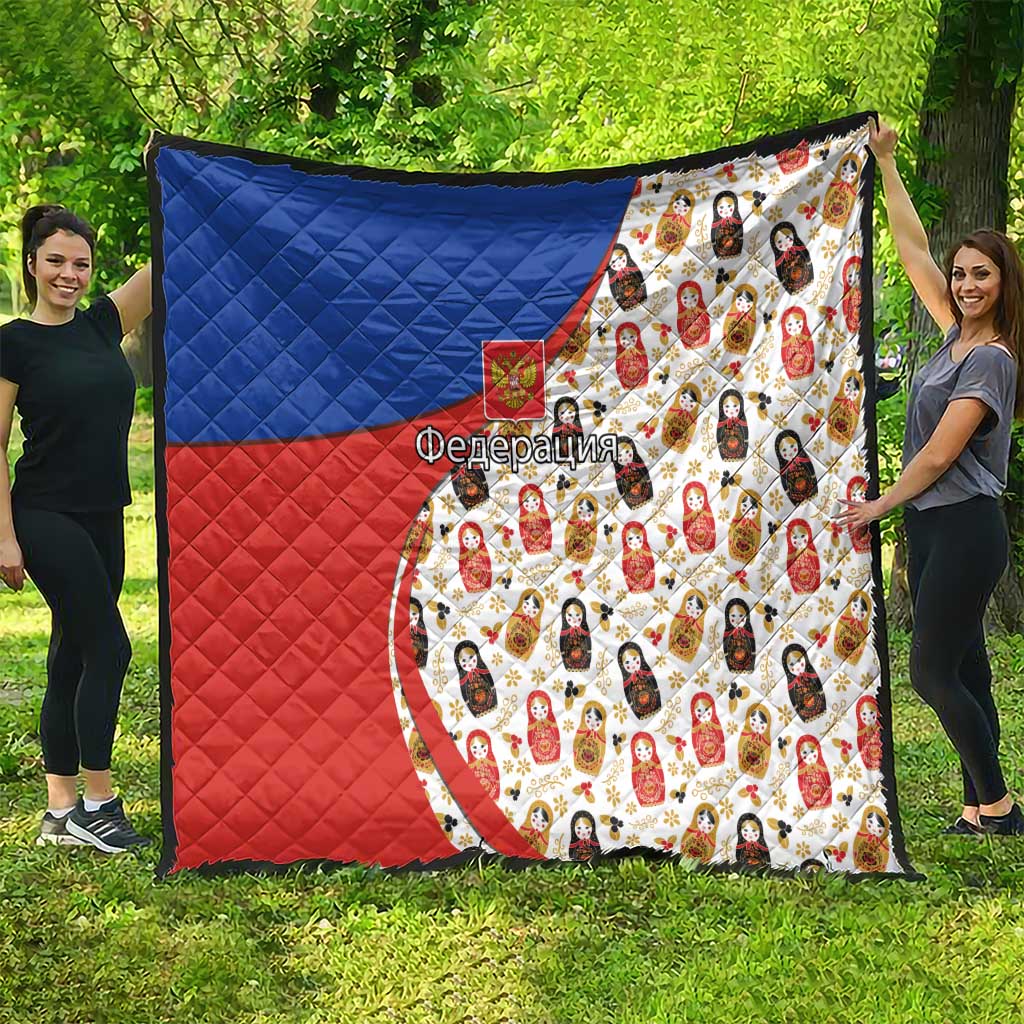 Russian Doll Quilt Flag Color Style No1 - Wonder Print Shop