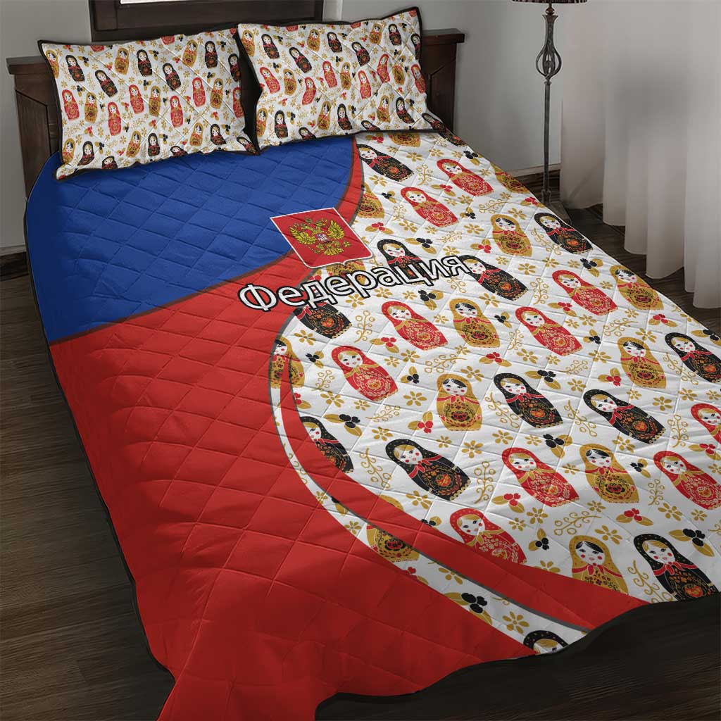 Russian Doll Quilt Bed Set Flag Color Style No1 - Wonder Print Shop