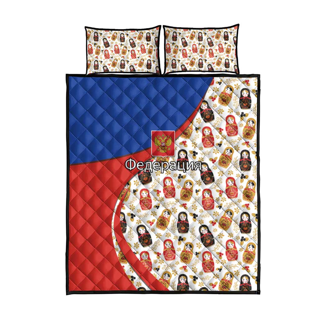 Russian Doll Quilt Bed Set Flag Color Style No1 - Wonder Print Shop