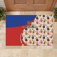 Russian Doll Rubber Doormat Flag Color Style No1 - Wonder Print Shop