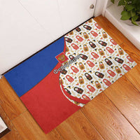 Russian Doll Rubber Doormat Flag Color Style No1 - Wonder Print Shop