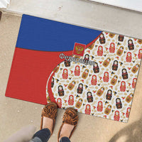 Russian Doll Rubber Doormat Flag Color Style No1 - Wonder Print Shop
