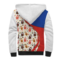 Russian Doll Sherpa Hoodie Flag Color Style No1 - Wonder Print Shop