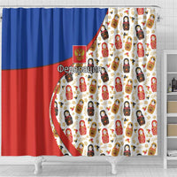Russian Doll Shower Curtain Flag Color Style No1 - Wonder Print Shop
