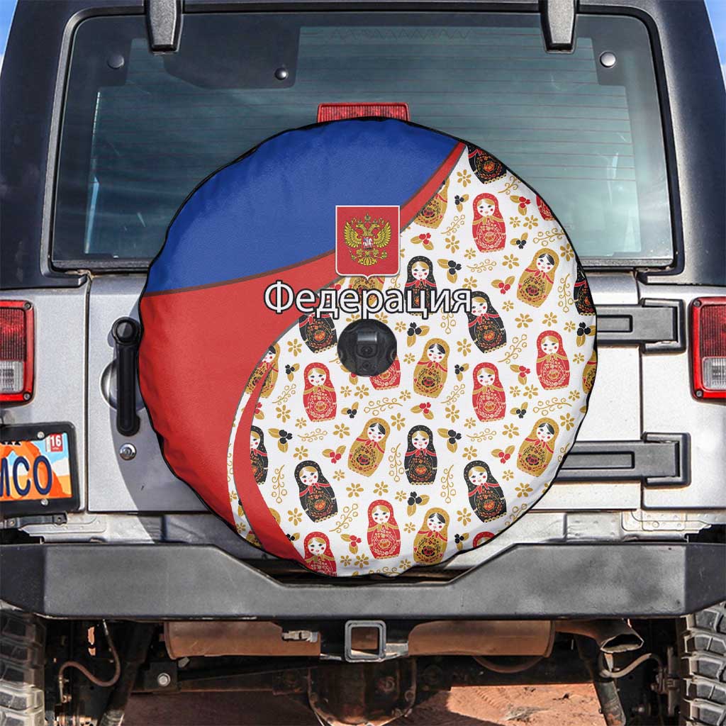 Russian Doll Spare Tire Cover Flag Color Style No1 - Wonder Print Shop