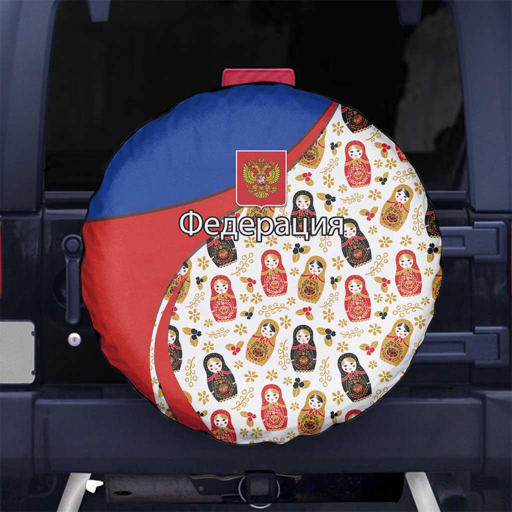 Russian Doll Spare Tire Cover Flag Color Style No1 - Wonder Print Shop