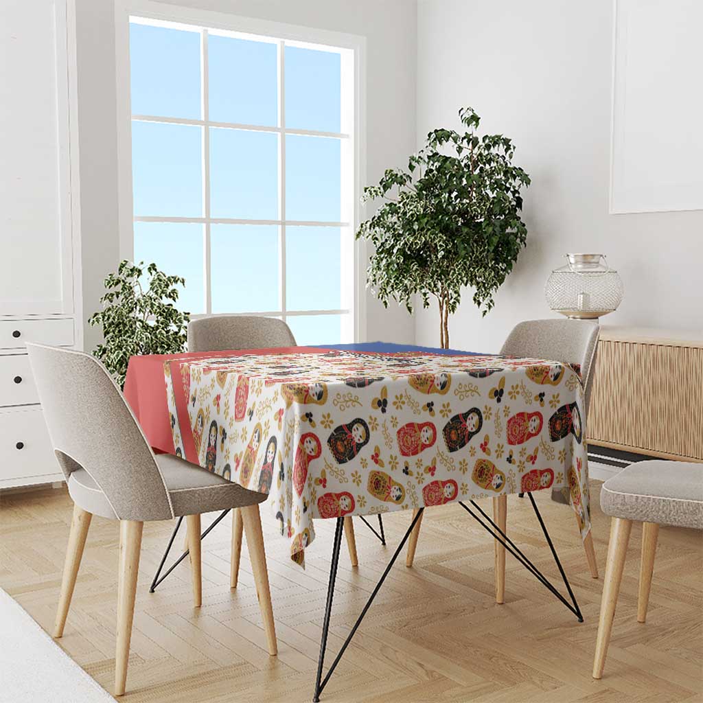 Russian Doll Tablecloth Flag Color Style No1 - Wonder Print Shop