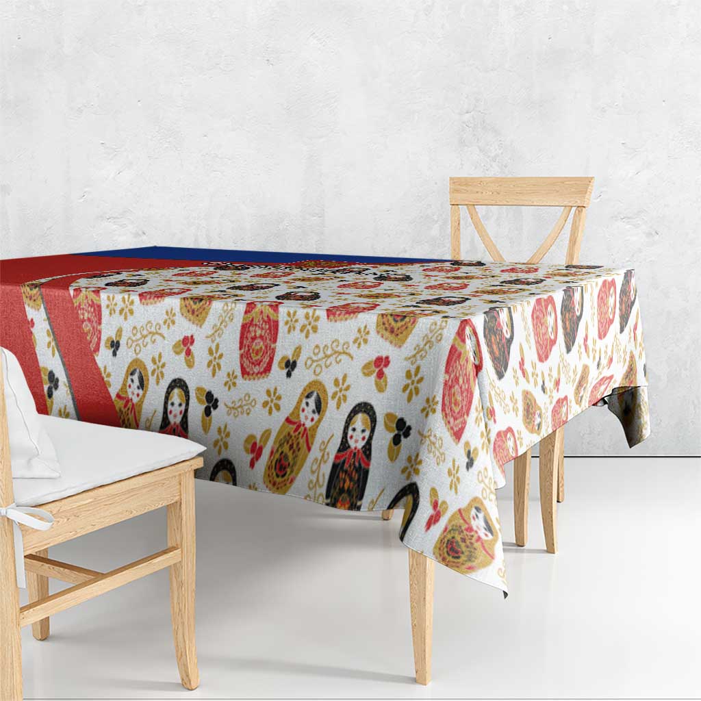 Russian Doll Tablecloth Flag Color Style No1 - Wonder Print Shop