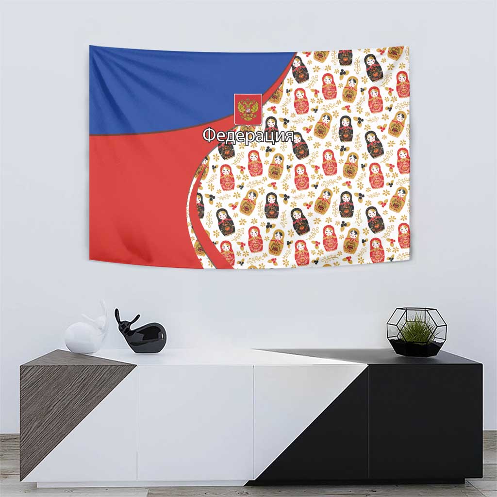 Russian Doll Tapestry Flag Color Style No1 - Wonder Print Shop