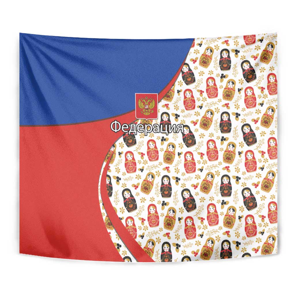 Russian Doll Tapestry Flag Color Style No1 - Wonder Print Shop