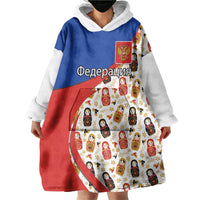 Russian Doll Wearable Blanket Hoodie Flag Color Style No1 - Wonder Print Shop