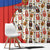 Russian Doll Window Curtain Flag Color Style No1 - Wonder Print Shop
