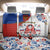 Matryoshka Doll Back Car Seat Cover Flag Color Style No2 - Wonder Print Shop