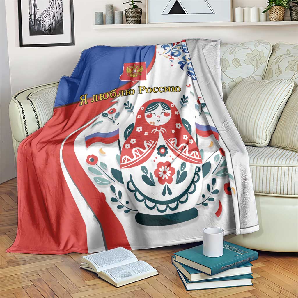 Matryoshka Doll Blanket Flag Color Style No2 - Wonder Print Shop