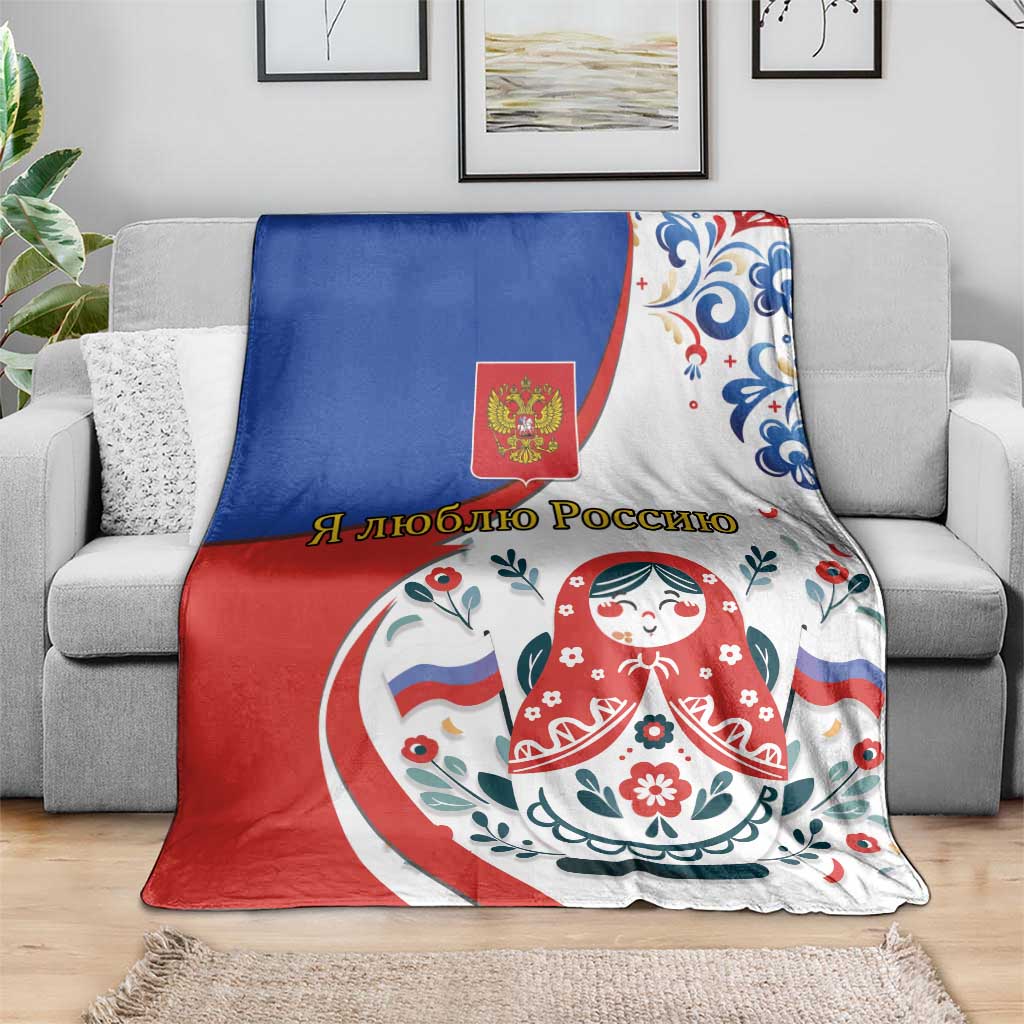 Matryoshka Doll Blanket Flag Color Style No2 - Wonder Print Shop