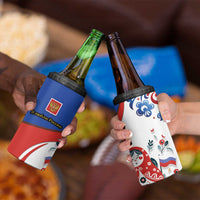 Matryoshka Doll 4 in 1 Can Cooler Tumbler Flag Color Style No2 - Wonder Print Shop