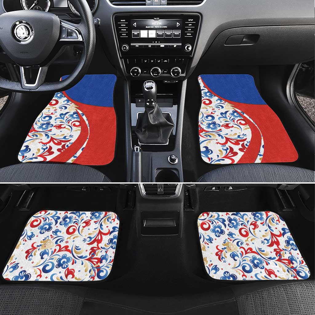 Matryoshka Doll Car Mats Flag Color Style No2 - Wonder Print Shop